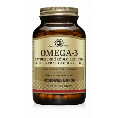 Solgar - Omega-3 Naturalne źródło EPA i DHA - 60 kapsułek Solgar - Omega-3 Naturalne źródło EPA i DHA - 60 kapsułek